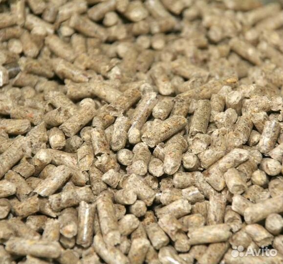 Пеллеты светлые 8 мм, мешок 31 кг