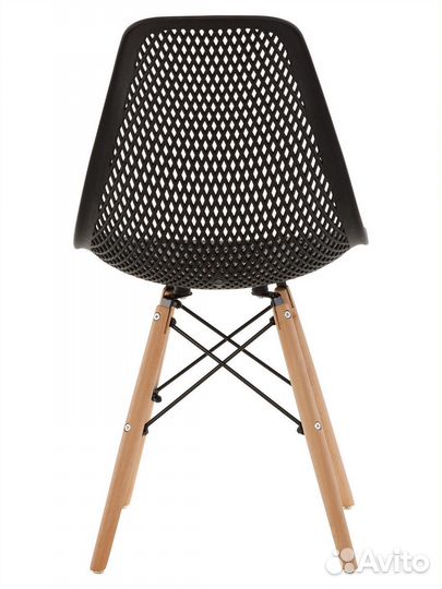 Стул ажурный в стиле eames DSW, черный, 4 шт NEW