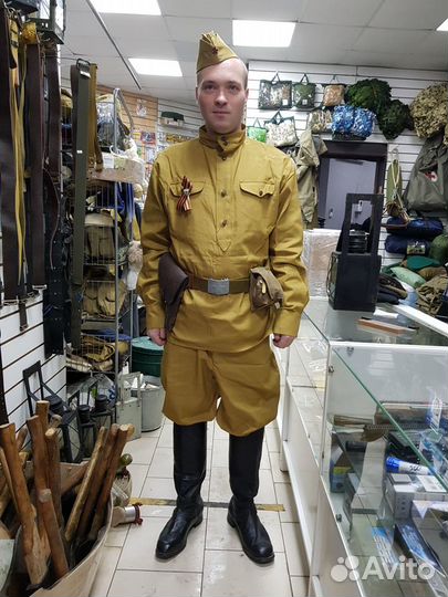 Полевая Гимнастёрка ркка с амуницией и пилоткой