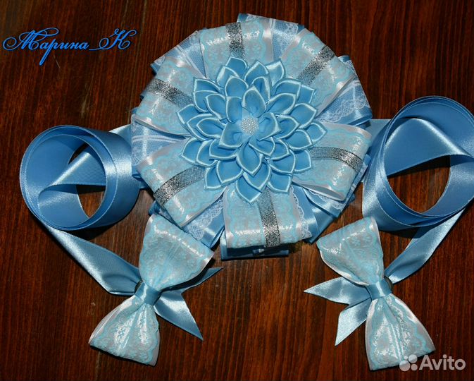 Бант на выписку новорожденных