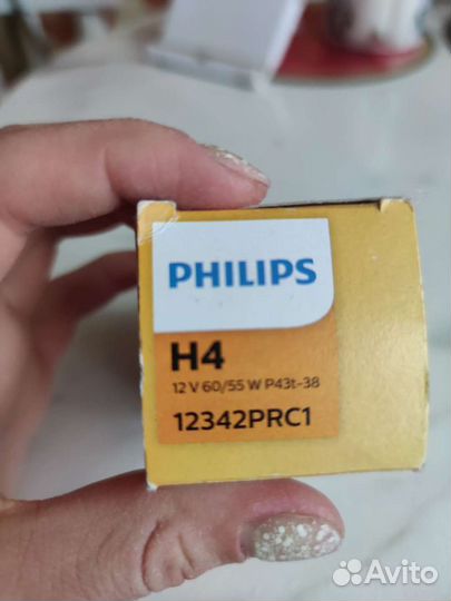 Лампа галогенная philips H4 Vision