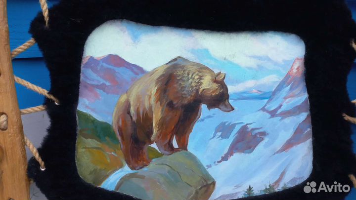 Картина на шкуре