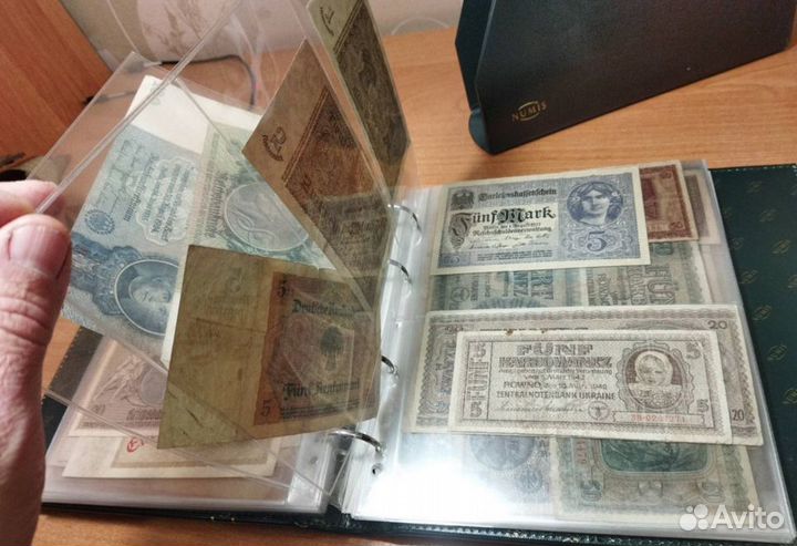 Альбом коллекционера numis+36 листов для банкнот