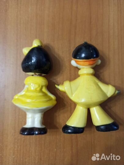 Статуэтки - фигурки Мальвина и Пьеро СССР
