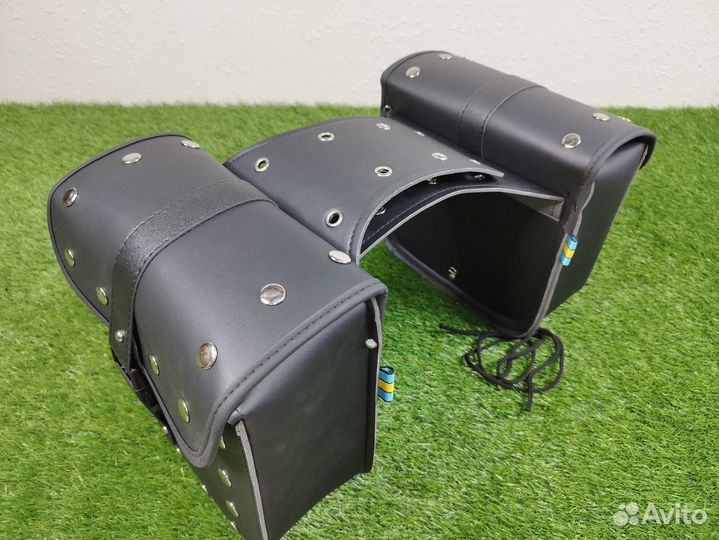 Мотокофры боковые из высококачественной иск. Кожи