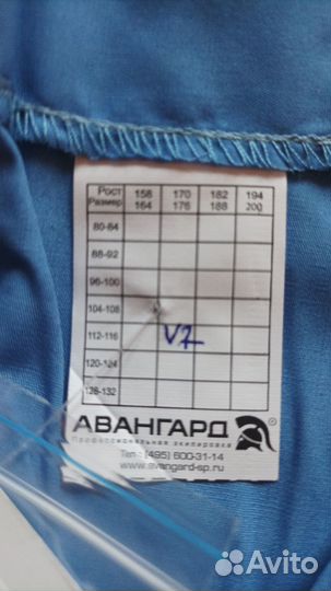 Комплект одежды мужской универсальный блуза+брюки