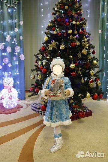 Костюм снегурочки 110-116 прокат