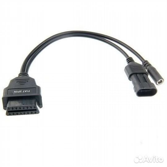 Переходник OBD2 на старую колодку Fiat 3 pin