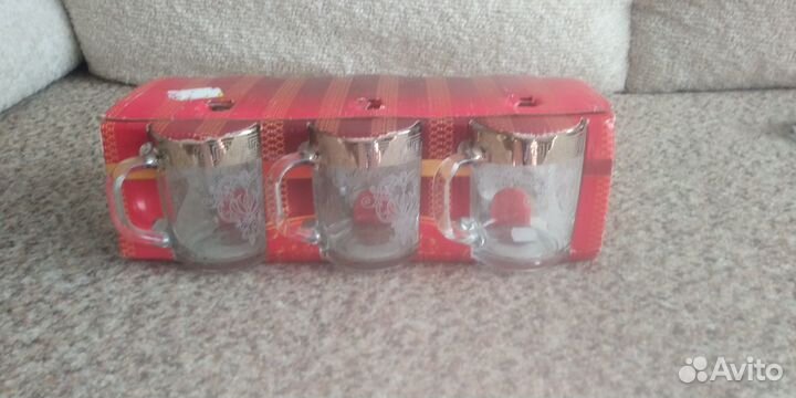 Стеклянные кружки