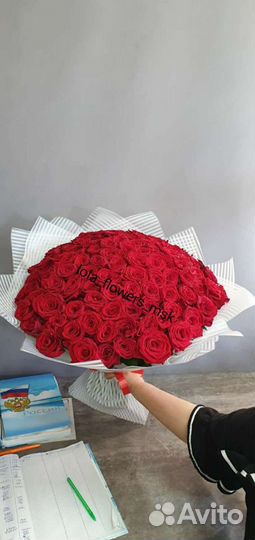 101 Роза 50 см букет, Москва