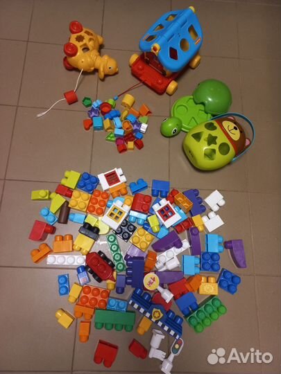 Мега блокс и сортер