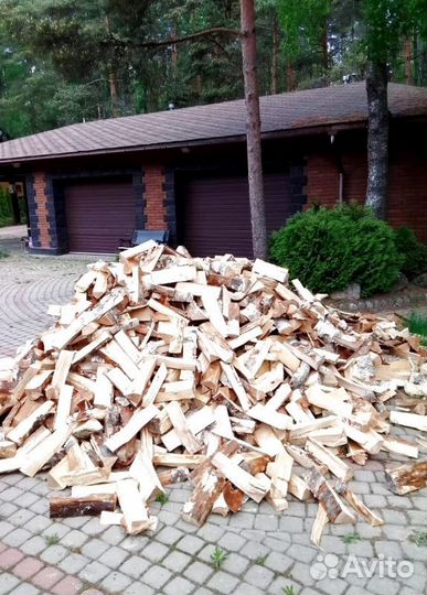 Дрова колотые Береза