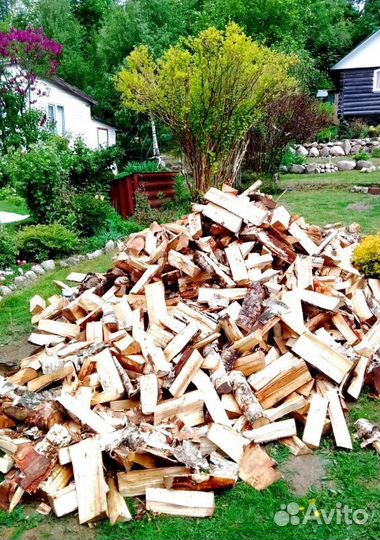 Дрова колотые Береза