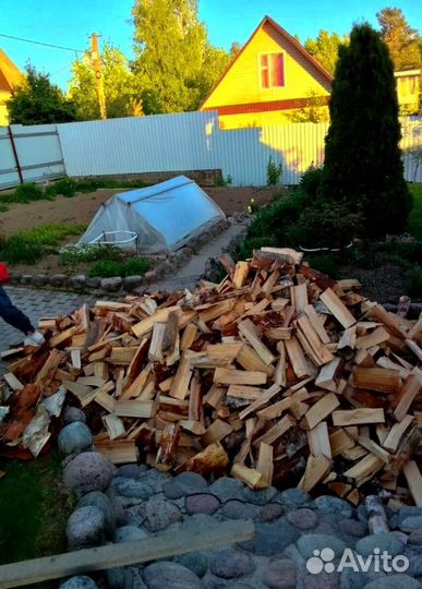 Дрова колотые сухие