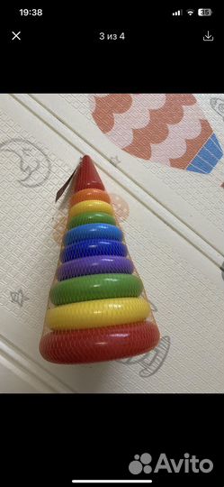 Пирамидка большая детская новая
