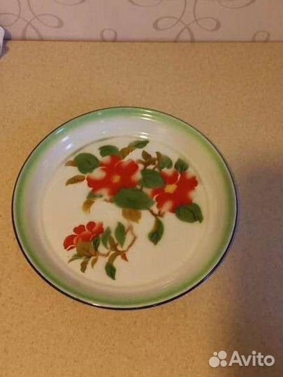 Эмалированное блюдо поднос