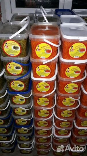 Квашенно-маринованная продукция. Корейские салаты