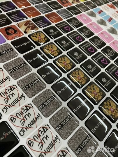 3D стикеры на заказ