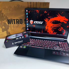 Абсолютно новый acer nitro ryzen 7,rtx3070,32gb