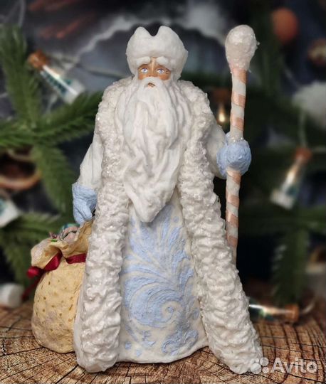 Дед мороз ватный под ёлку
