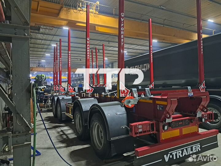 Прицеп лесовоз (сортиментовоз) V-Trailer 303, 2024