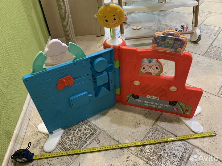 Fisher Price Книга познавательная поездка HCL02