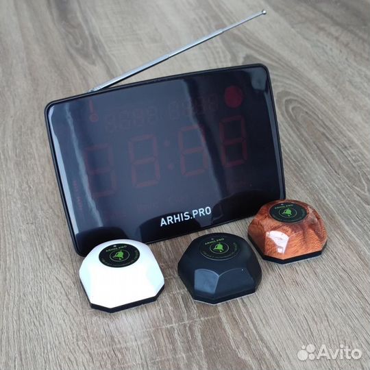 Кнопки вызова официанта Бургер и табло вызова