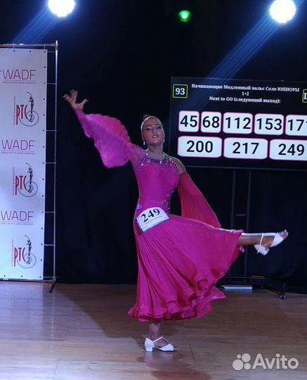 Платье для спортивных бальных танцев