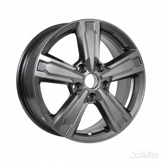 Литые диски 6.5x16 5x114.3 66.1 ET40 кик Оклахома дарк платинум