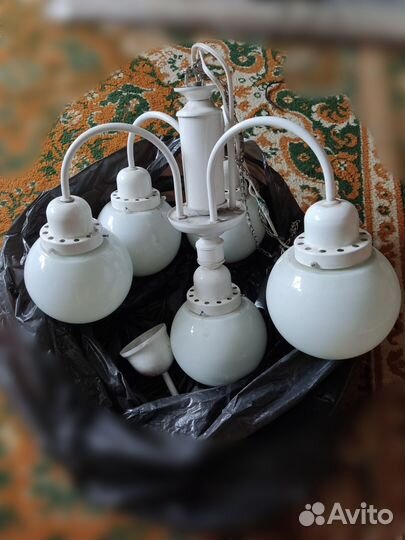 Люстра потолочная бу