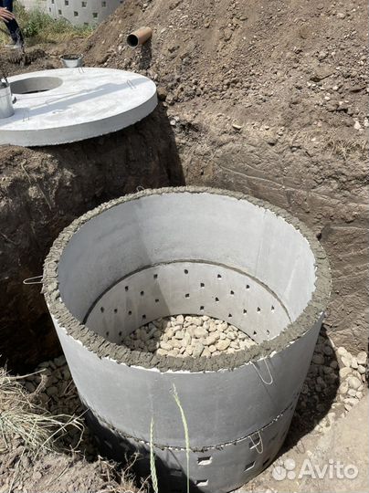Септик под ключ из бетонных колец