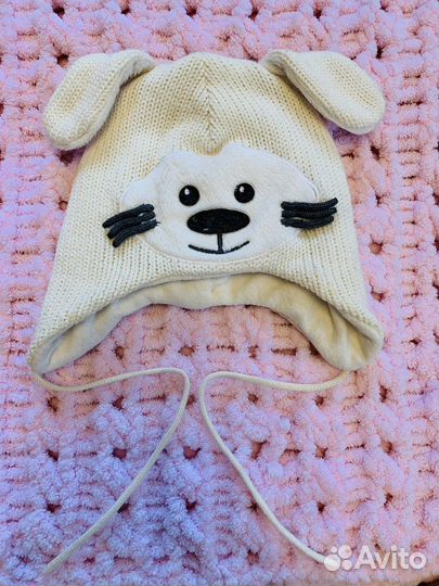 Шапка для девочки kerry 46-48