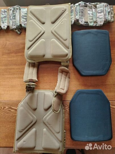 Бронежилет тактический, военный, с пластинами бр5