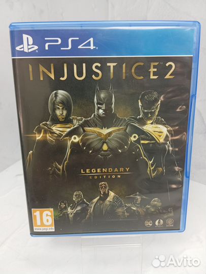 Диск на PS4 игра Injustice 2