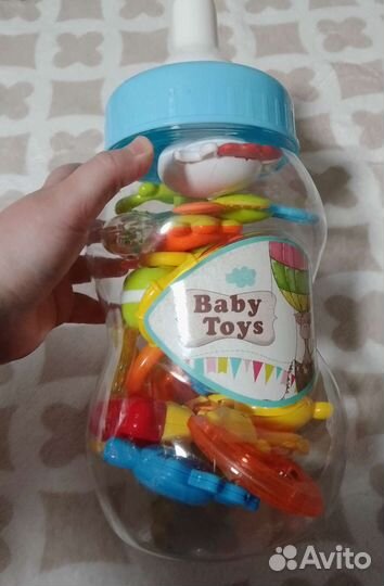 Погремушки, грызунки, очень много, цены разные