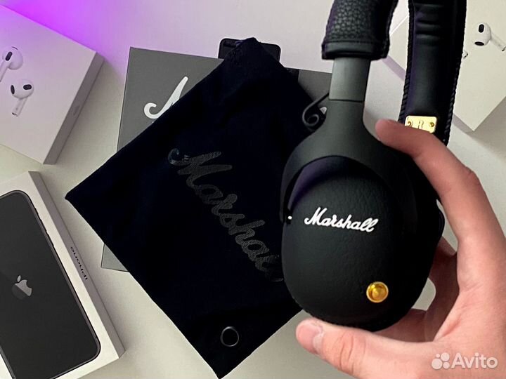 Наушники Marshall monitor