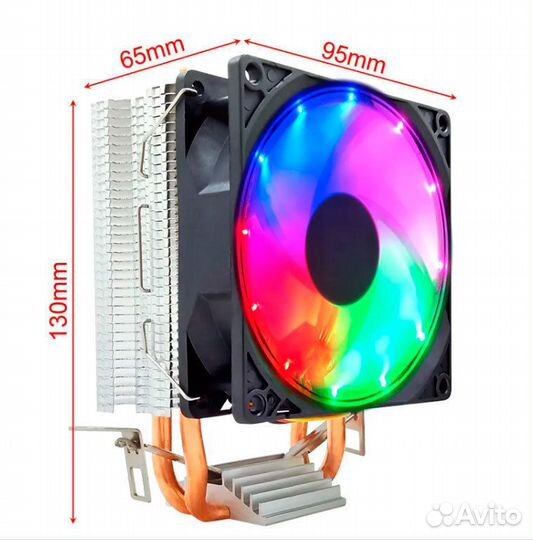 Кулер для процессора Snowman m200 с подсветкой