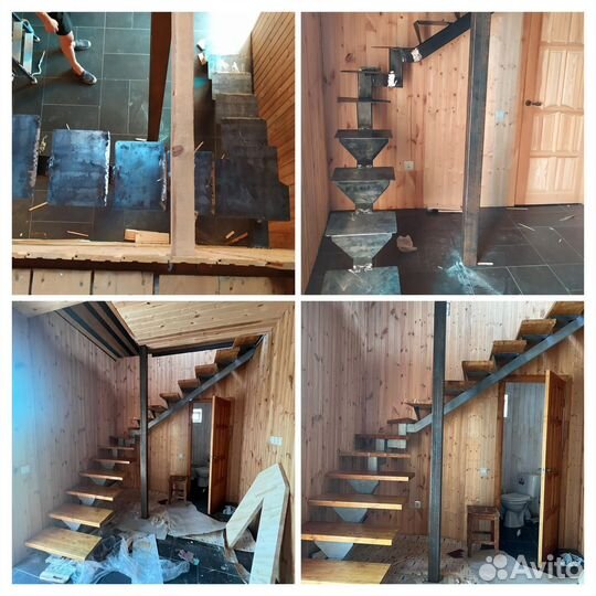 Металлический каркас лестницы, 57 отзывов