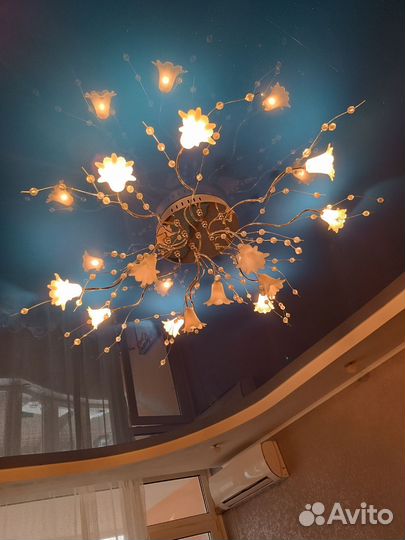 Люстра потолочная бу