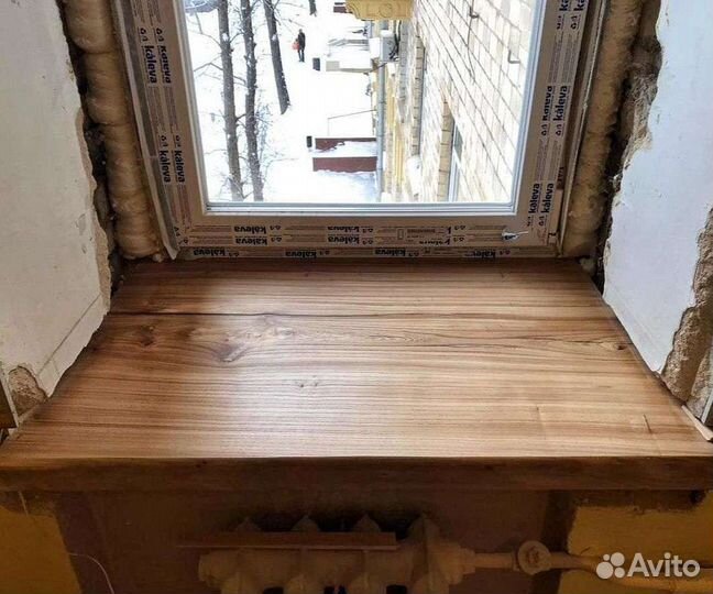 Подоконник деревянный