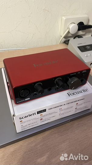 Звуковая карта Focusrite Scarlett Solo 3rd Gen