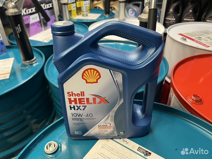 Масло Shell Helix HX7 10w40 4 л