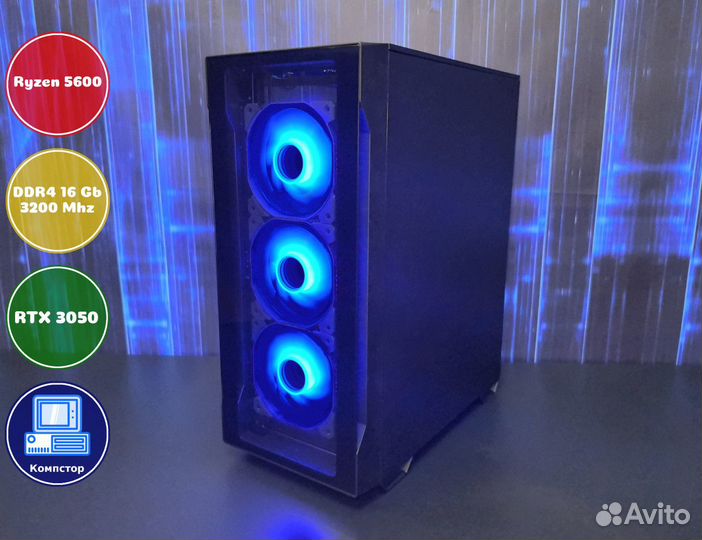 Сборки пк AMD5600-RTX3050-16DDR4-BPD4786132590-A520