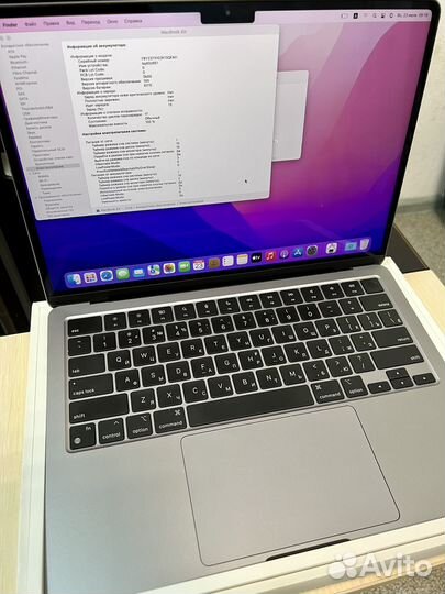Apple MacBook Air 13 M2 8/256GB 17 Цикл. Рассрочка