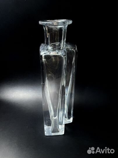 Бутылка ваза графин стекло тяжелое