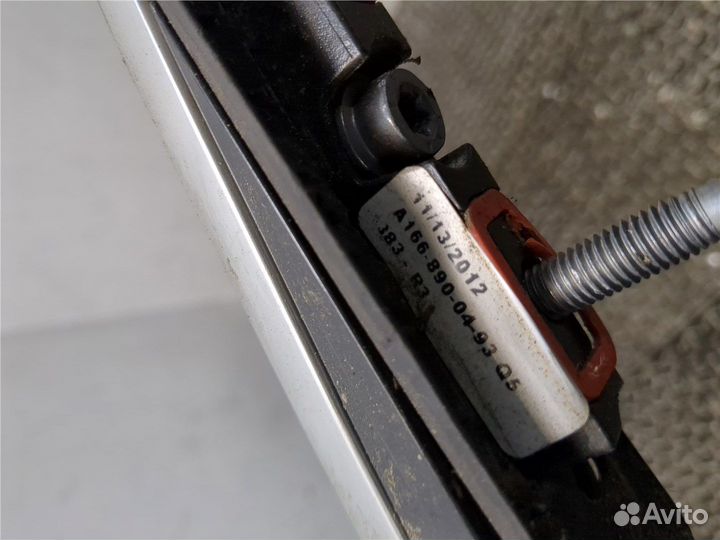 Рейлинг на крышу (одиночка) Mercedes ML W166 2011