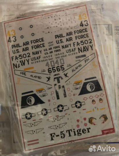 Декали для моделей авиации 1:72