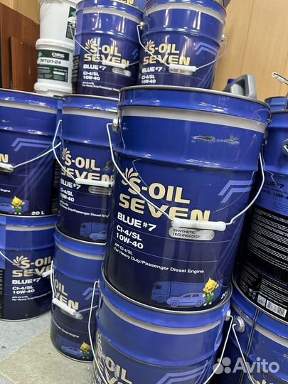 Масло моторное 10w40 20L S-OIL Seven (Южная Корея)