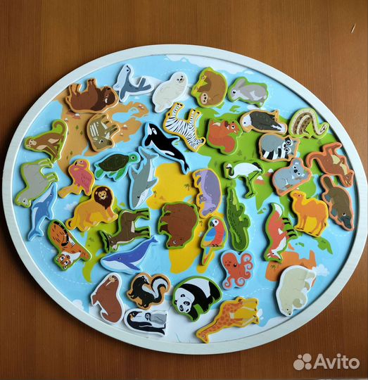 Развивающие деревянные игрушки для малышей