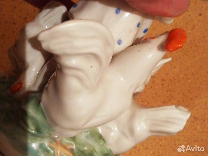 Девочка с курами